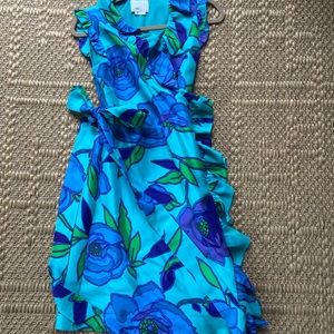 Kate Spade floral wrap dress size 6